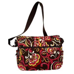 Vera Bradley Laptop Messenger Large Bag Puccini Pattern Retired